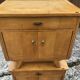 Vintage 60s blond wood bedside tables