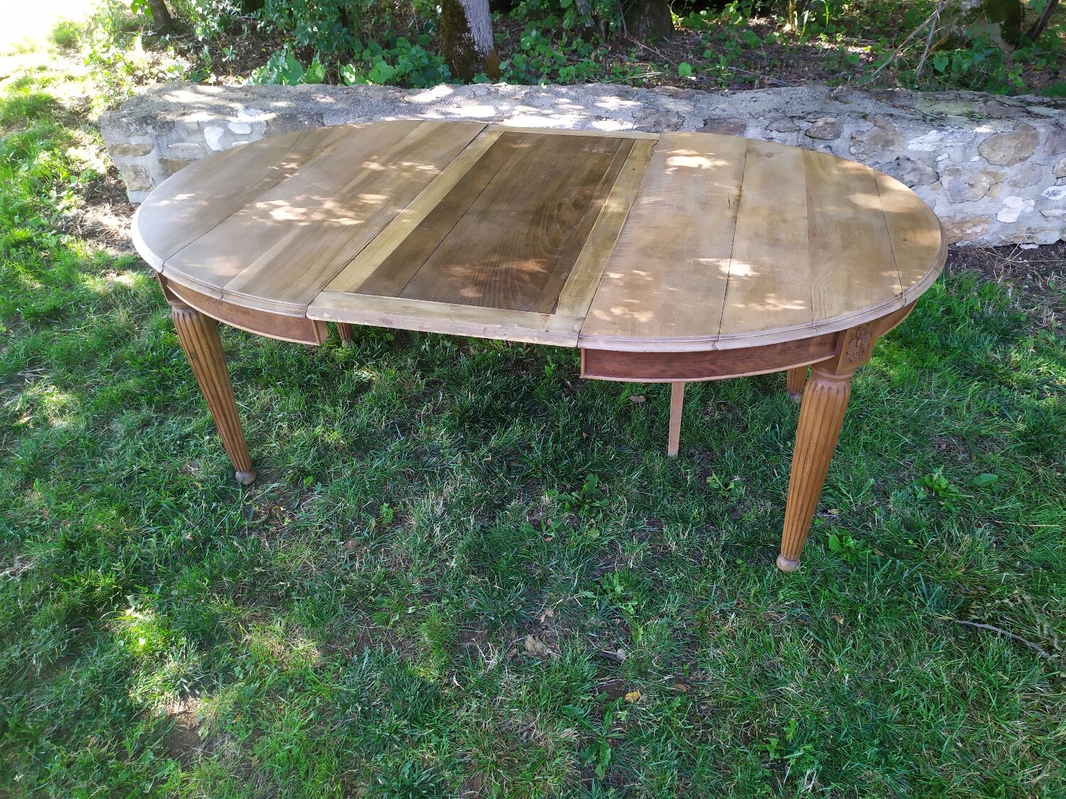 Stamped table