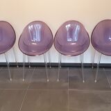 Set of 6 Kartell "Monsieur Impossible" chairs designed by Philippe Starck in 2007 in collaboration with Eugeni Quitllet