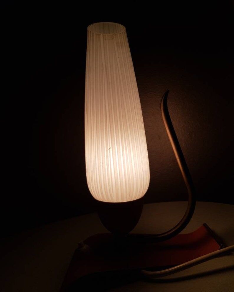 Italian night light 60s orange