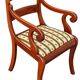 Antique mahogany armchair in the Edwardian / Sheraton Revival style, 19th/2