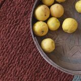 Modern Brick Red Rug - 296 x 212 cm