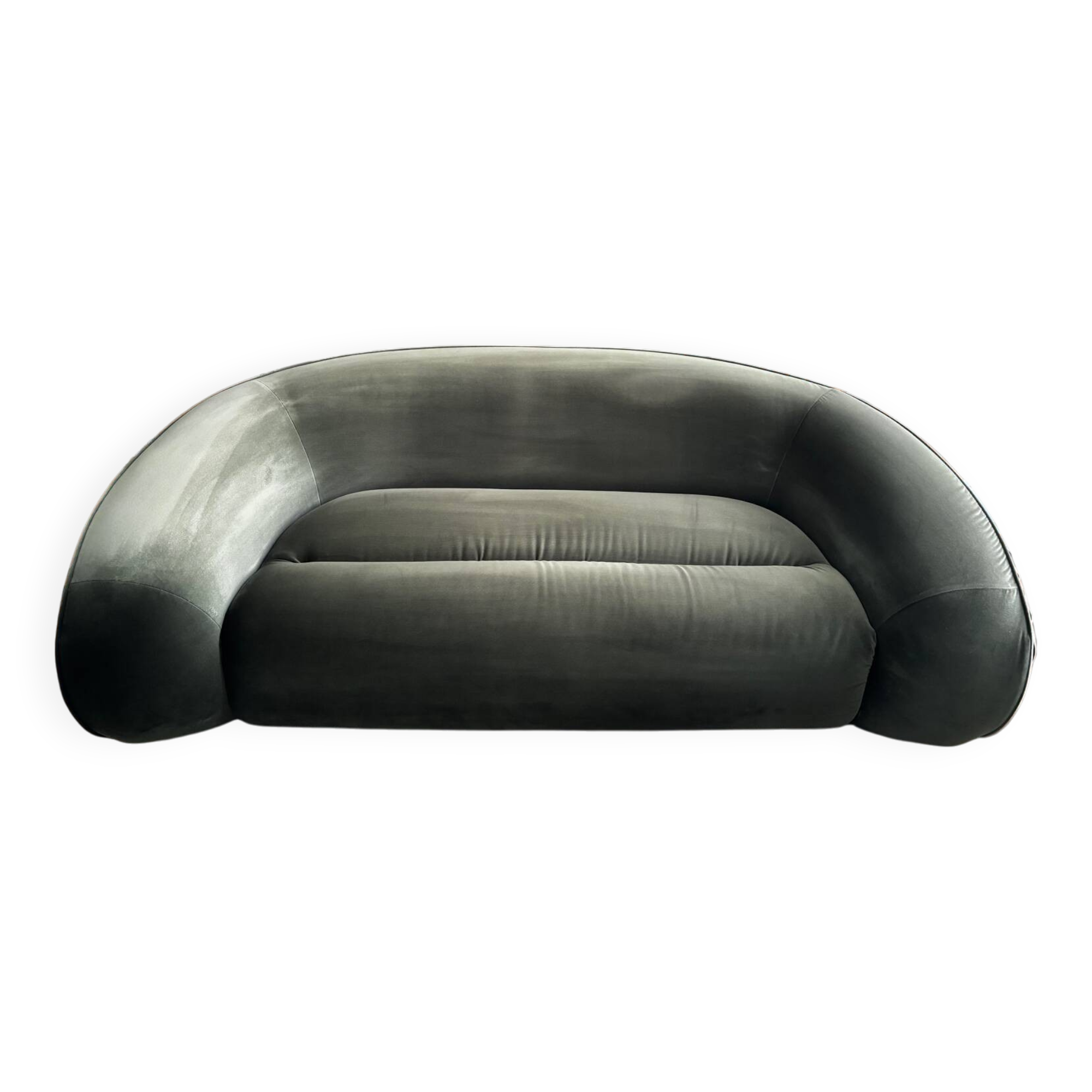 Emet three seater sofa, velvet deep soho home