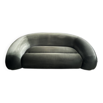 Emet three seater sofa, velvet deep soho home