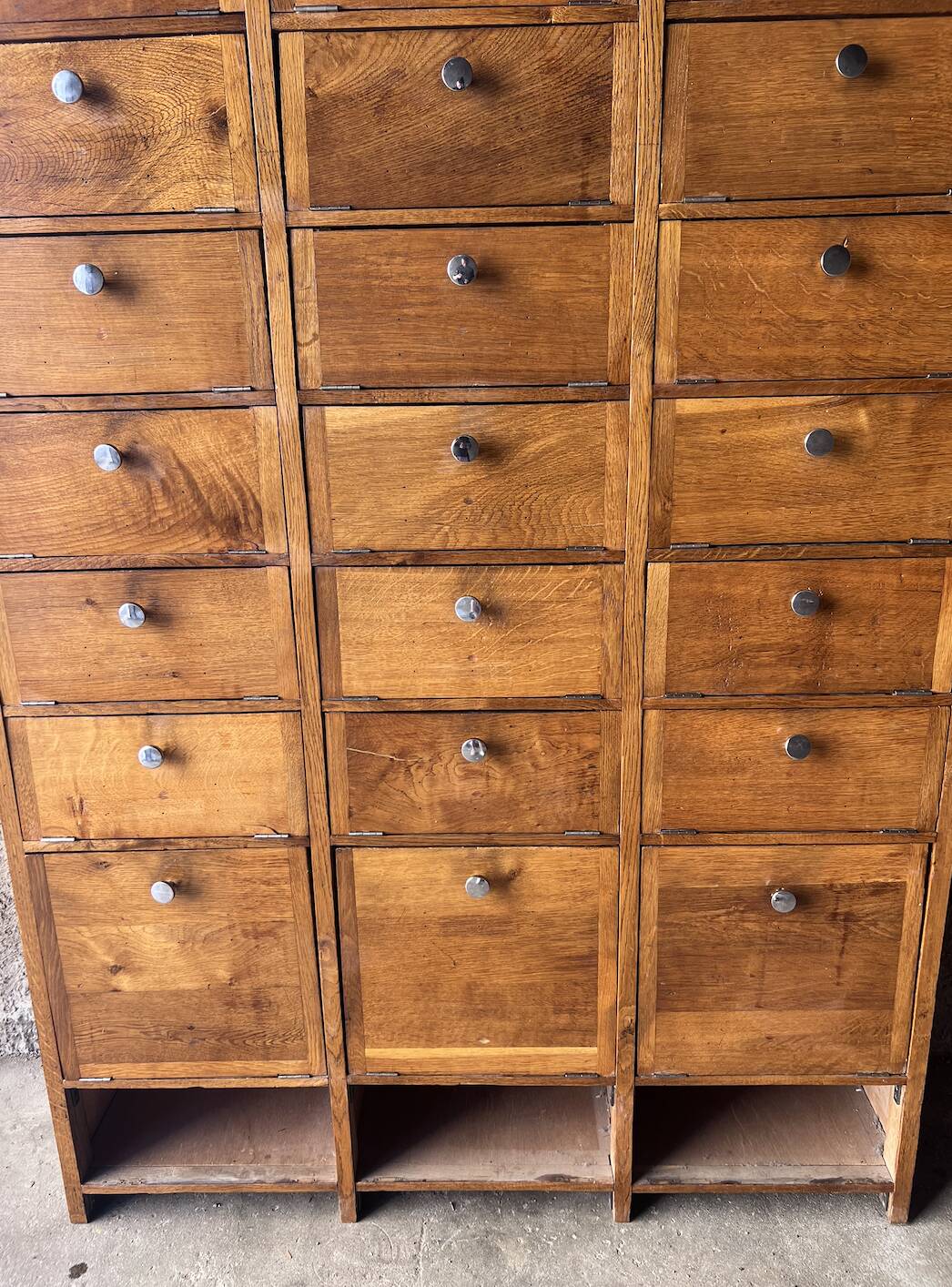 Meuble de Notaire à Clapets (meuble métier vintage)