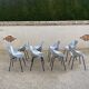 8 chaises tulipe par P.Guariche