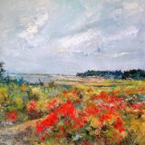 Ré "vers la plage" de charles belbeoc'h (1926-2006)