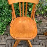 Pair of Baumann rotating screw chairs 1960