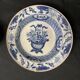 China, 18th century blue and white porcelain soup plate