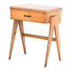 Vintage console or side table. Oak splayed legs - France 60s