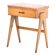 Vintage console or side table. Oak splayed legs - France 60s