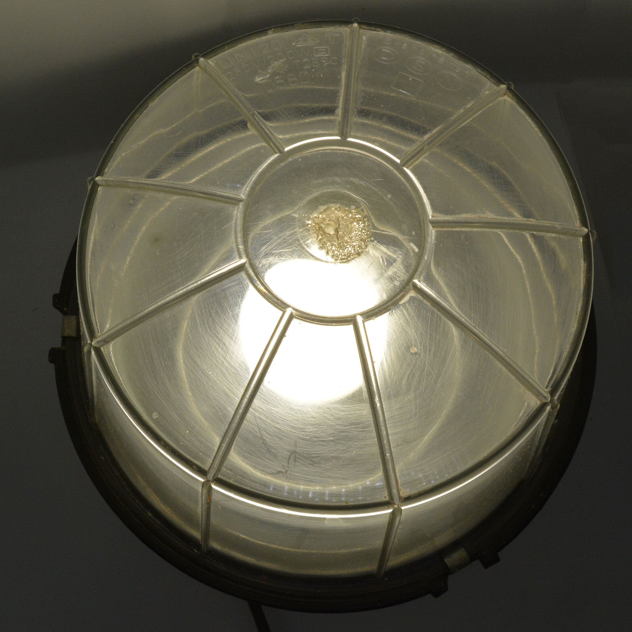 Lampe de jardin industriel Storch Leuchten Allemagne années 1970