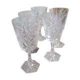 Lot de cinq verres ancien