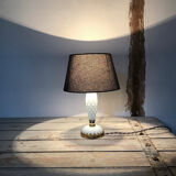 Pineapple opaline table lamp