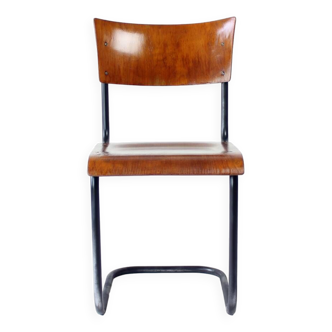 Chaise de bureau tubulaire par Kovona, années 1950