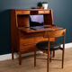 Restored 1960s Retro Danish Bureau Desk Mid Century