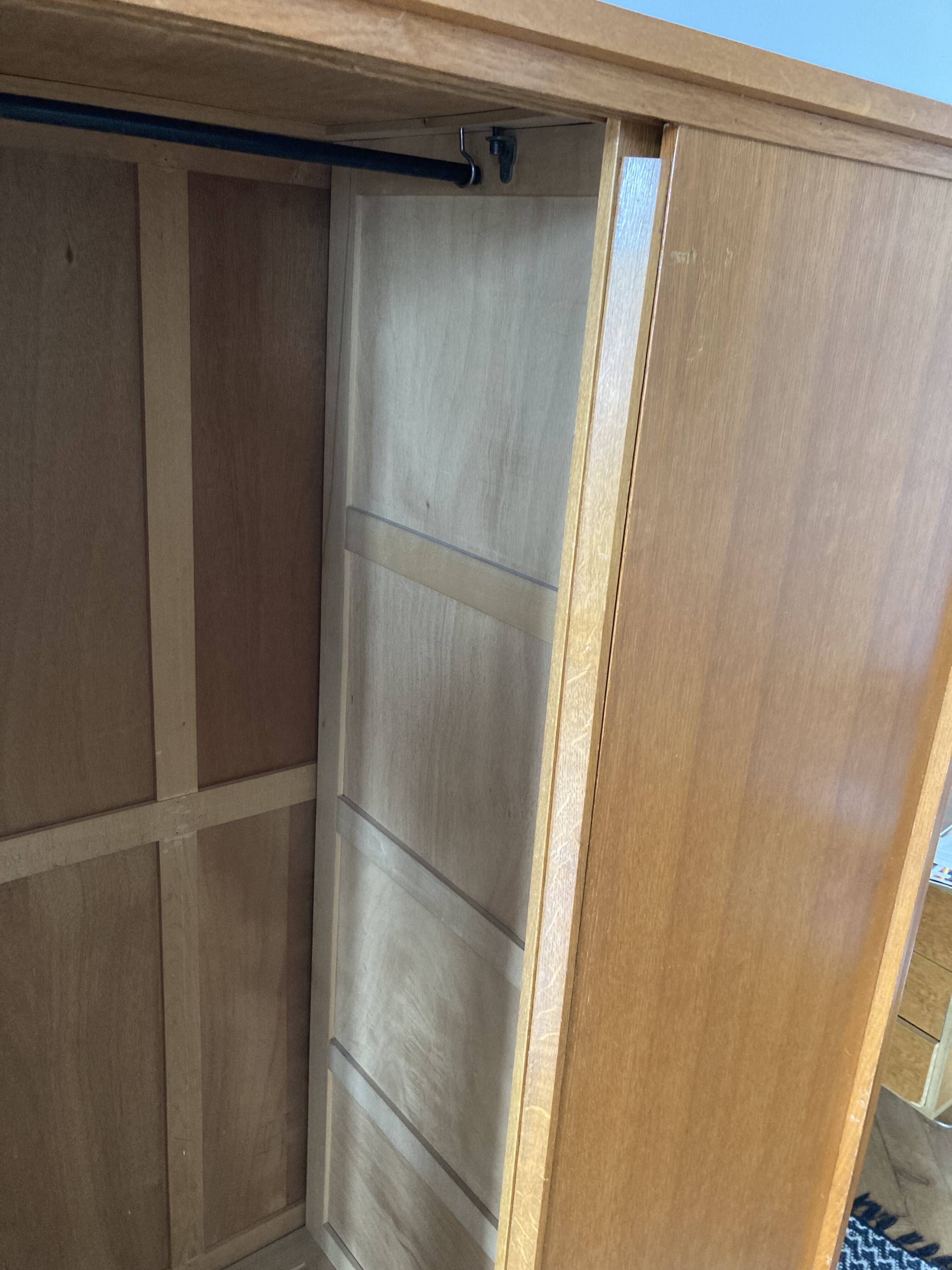 Wardrobe feet compass sliding doors