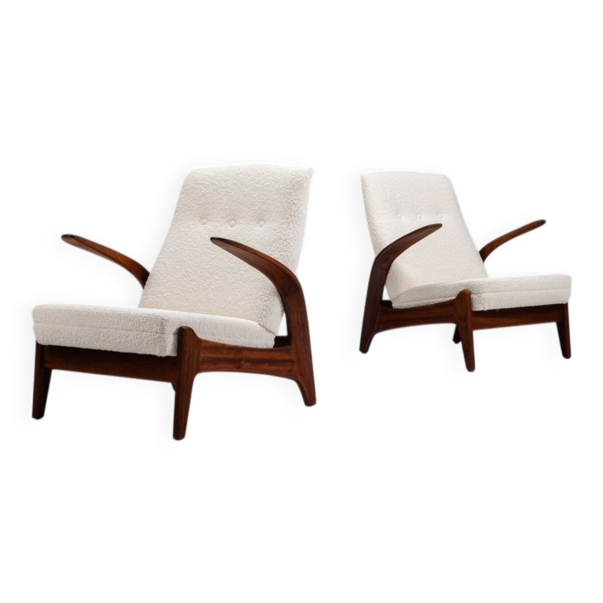 Rastad and Relling low back lounge chairs Gimson and Slater Norway 1960