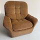 Old vintage 60s fabric lounge chair