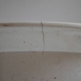 Très gros pot ancien en faïence de Sarreguemines