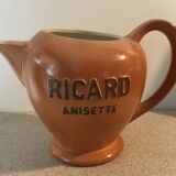 Ricard round ceramic carafe 1 liter a small chip