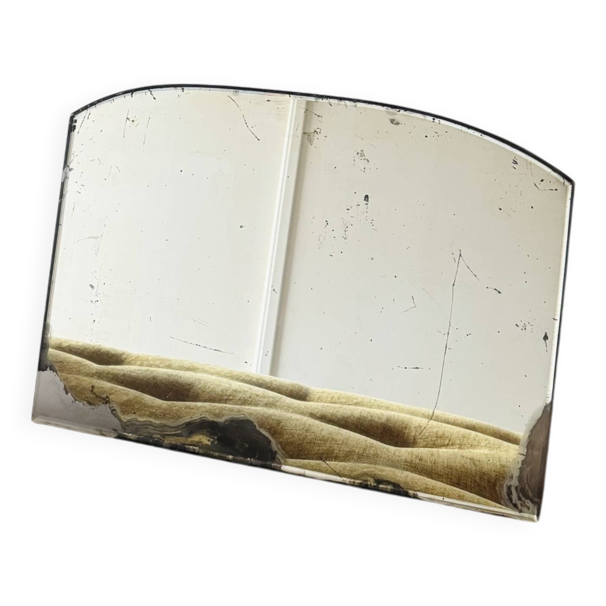 Antique bevelled mirror