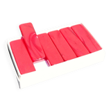 Red pearly knife holder set
