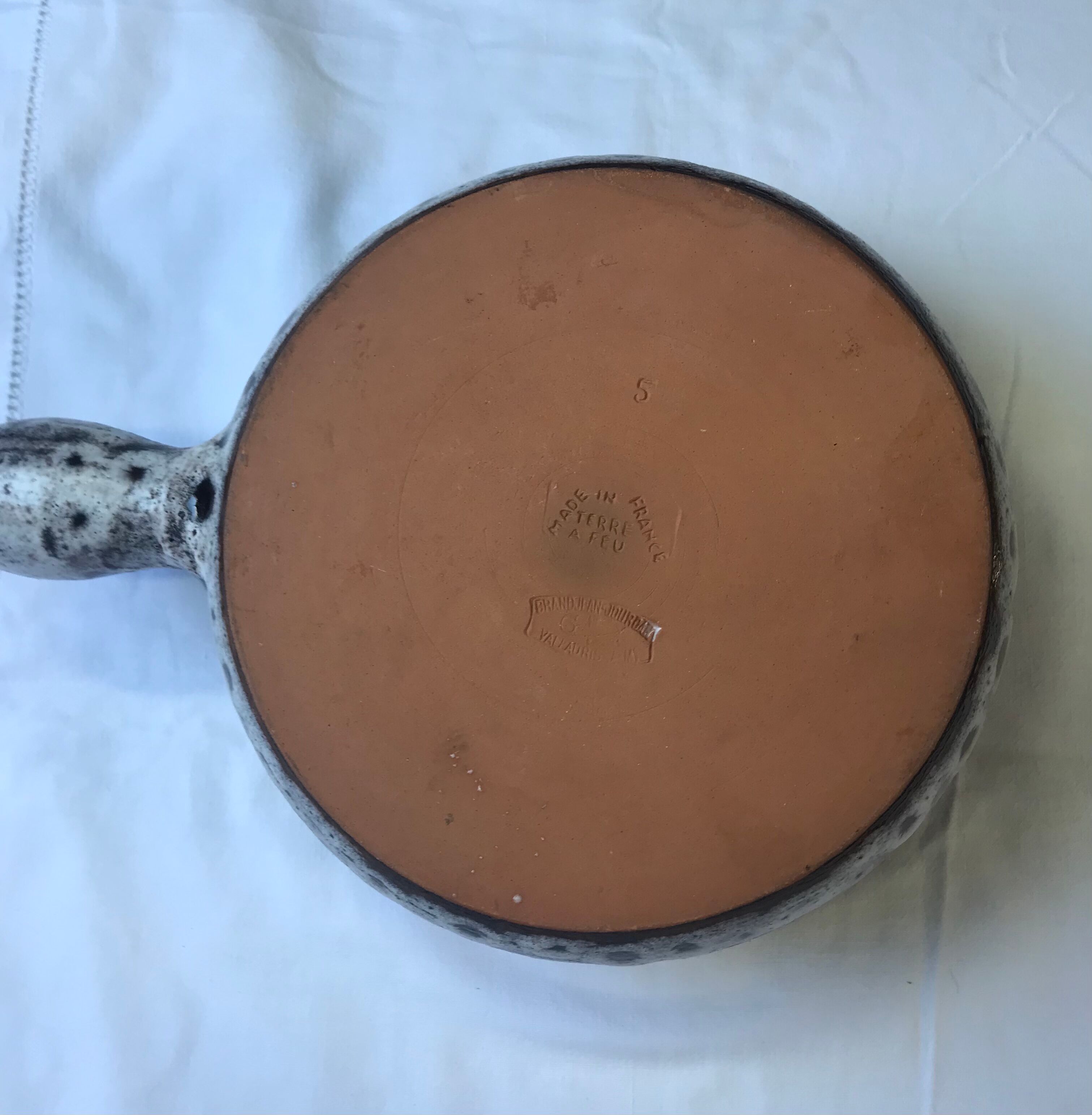 Caquelon for baking in the oven of the Grandjean house in Vallauris