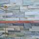 Wall shelves style metal string imitation wood 60- 70s
