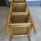 Rattan shelf