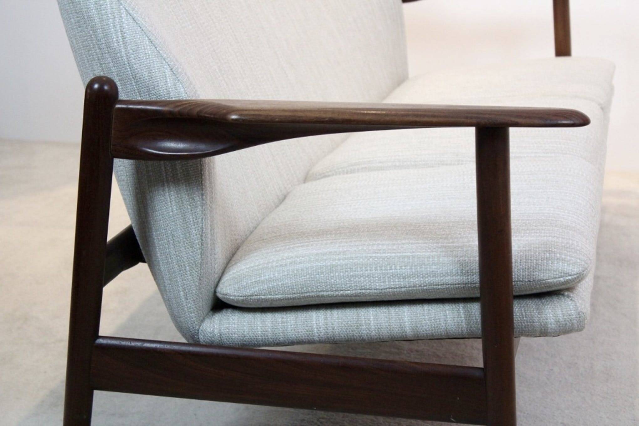 Scandinavian teak canapé Hulmefa