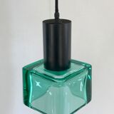 Flavio Poli pendant lamp for Seguso glass Murano, Italy 60s