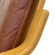 Vintage Danish armchair cognac leather by Stouby