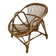 Rattan basket armchair from the 60s and 70s