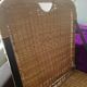 Chaise pliante en osier