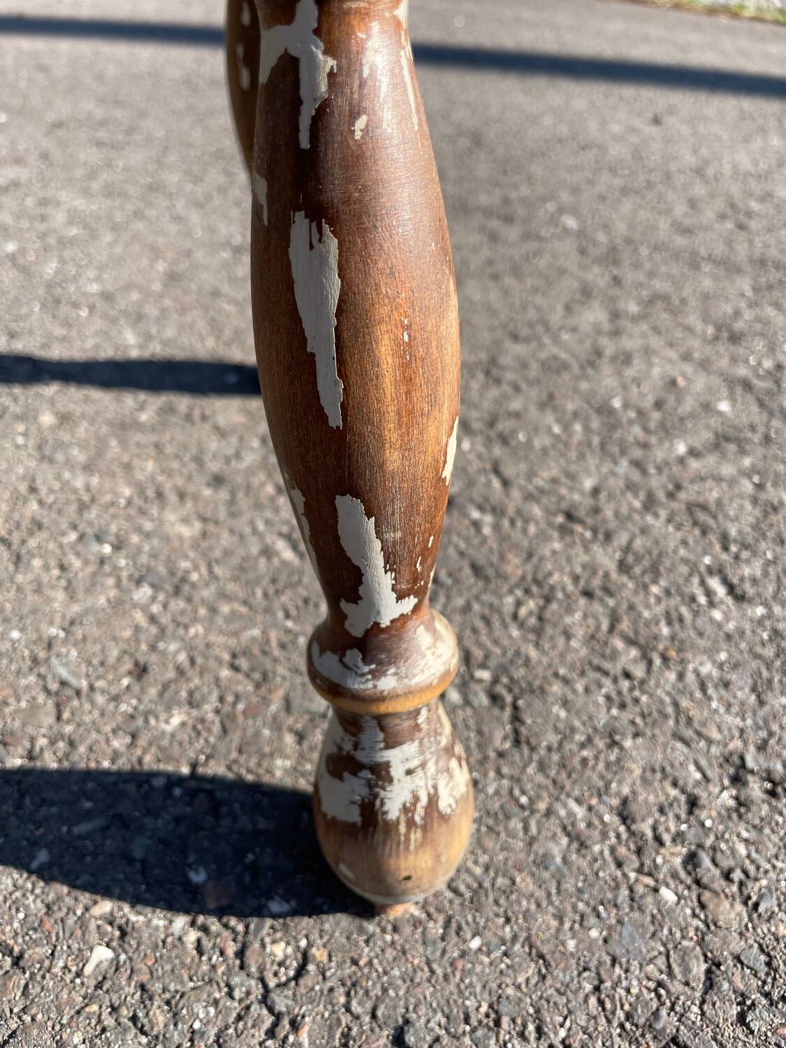 Wooden Tripod Farmhouse Stool