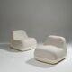 Pair of 'Jumbo' armchairs, Rosselli, Saporiti, 1970s