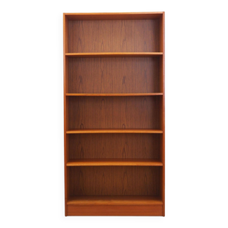 Teak bookcase, Danish design, 1970s, production: Denmark