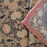 Hand-knotted vintage persian mohajeran area rug 125x215cm