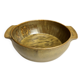 Grande bassine type vasque en grès artisanal