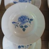 11 old Digoin and Sarreguemines plates