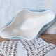 Rare and very pretty old Longwy St Cyr SFNGR sauce boat, France