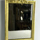 Old gilded bronze mirror in Louis XVI style with beveled mirror 37x23,5cm