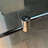 Mid-century Hollywood Regency chrome wall lamp by Florian Schulz for Interline, 1970s.