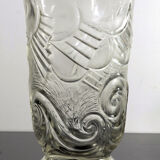 Pressed glass vase