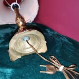 Golden fringe lamp
