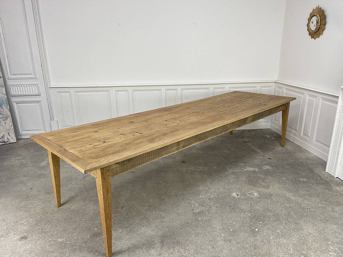 Large old farm table 1930
