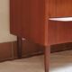 Scandinavian teak chest of drawers from the 1960s with 3 drawers.