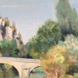 Provençal landscape painting