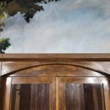 Petite bibliothèque empire en acajou